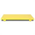 TAGLIERE IN POLIETILENE CM.60x40x2H GIALLO C/FERMI