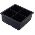 STAMPO GHIACCIO SILICONE 4 CUBI GRANDI DA 5,7x5,7x5,7 CM.