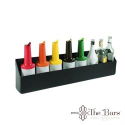 SPEED RACK BAR IN ABS NERO 58x11x21 CM.